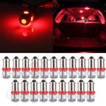 20X T11 BA9S 5-5050-SMD Led Red Instrument Panel Gauge Cluster Light Bulbs. Fixed Price $10.59.