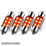 4X Auto 6000K License Led Plate Light Tag Bulb For 36MM 6418 Festoon Free Return. Fixed Price $11.99.