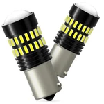 2X 1156 48SMD Led Tail Brake Stop Backup Reverse Turn Signal Lights Bulbs White. Fixed Price $11.96.