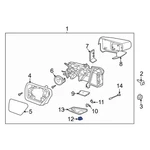 Genuine Ford Puddle Lamp KL3Z-13B374-A. Fixed Price $78.74.