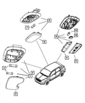 Genuine Mopar Bulb 5183471AA. Fixed Price $5.31.