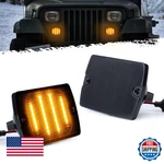 Partsam Front Turn Signal Lights Amber 24LED Drl For Wrangler Yj 87-93. Fixed Price $55.04.