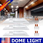 5 New Rv 12V Led Ceiling Fixture Dome Light Double Fits Camper Trailer Marine. Fixed Price $41.99.