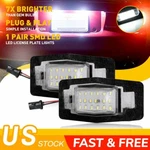 For 99-05 Mazda Miata MX5 Tribute Mpv White 18-SMD Led License Plate Lights 2PCS. Fixed Price $14.99.