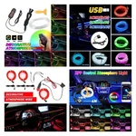 Optic Fiber Interior Neon Strip Wire Led Atmosphere Light Lamp App/remote. Fixed Price $8.54.