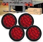 Gooacc 4INCH Round Trailer Tail Light 4PCS 12LED Red Stop. Fixed Price $56.99.