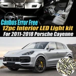 12PC Canbus Error Free Interior Led White Light Kit For 2011-18 Porsche Cayenne. Fixed Price $15.69.