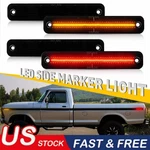 1975-1991 Ford E-series Econoline Van Led Smoke Front+rear Side Marker Light. Fixed Price $36.09.