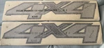 Set Gm 25798301 2007-14 Chevy Silverado Cab & Load Carrier 4X4 Decal Nos Oem. Fixed Price $44.75.