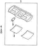 Genuine Mitsubishi Lens MB529126. Fixed Price $14.66.