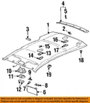 Gm Oem 02-09 Equinox,torrent,vue Roof Interior Trim-map Lamp Lens 22697857. Fixed Price $14.49.