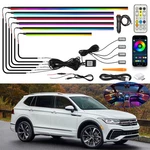 2/10 Acrylic Led Interior Strip Ambient Lighting Kit For Vw Tiguan. Fixed Price $73.31.