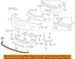 Gm Oem 12-17 Equinox Front Bumper Grille Components-deflector 20849309. Fixed Price $130.50.