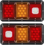2PCS Led Trailer Tail Lights 45 Stop Turn Backup Rv Truck 12V. Fixed Price $105.99.