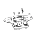 Genuine Mopar Message Center Lens 5012882AA. Fixed Price $22.41.