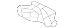 Genuine Mitsubishi Cargo Lamp 26490W010P. Fixed Price $70.36.
