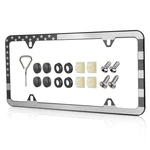 American Flag License Plate Frame Stainless Steel For Infiniti JX35 Qx 50 60 70. Fixed Price $9.99.