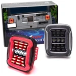 Jl Style Clear Lens Full Led Taillamps For Jeep 76-06 CJ5 CJ7 CJ8 Wrangler Yj Tj. Fixed Price $132.09.