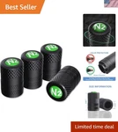 Ckauto 4 Pcs Aluminum Tire Valve Stem Caps With N2 Nitrogen Logo, Universal S.... Fixed Price $15.12.