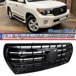 For Toyota Land Cruiser LC200 2008-2014 2015 Front Bumper Grille Glossy Black. Fixed Price $131.38.