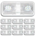 10 Easy Install Leisure Rv Led 12V Ceiling Light Fixture Camper Trailer Marine. Fixed Price $79.99.