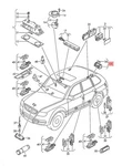 Genuine Vw Touareg 7LA Light 7L6947113. Fixed Price $14.60.