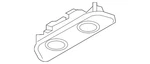 Genuine Audi Rear O'head Lamp 80A-947-111-BC5. Fixed Price $202.91.