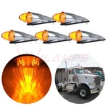 5PCS Yellow Chrome 17LED Torpedo Car Cab Marker Lights 12V For Freightliner. Fixed Price $60.71.