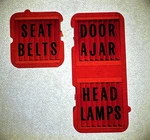 Corvette Oe Door Ajar/head Lamps & Seat Belt Tell Tale Filter Set 1969-1971. Fixed Price $18.49.