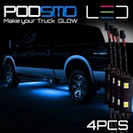Neon Accent Car Rock Led Light Underbody Blue Glow Kit For Chevy Silverado. Fixed Price $9.99.