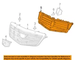 Gm Oem 2015 Ats Front Bumper Grille Components-deflector 23490310. Fixed Price $211.67.