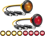 Partsam 3/4 Dual Function Led Lights - Strobe Inch, Amber+red. Fixed Price $25.32.