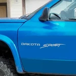 Aftermarket Dodge Dakota Sport 26" (2 Decals). Fixed Price $22.99.