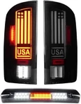 Led Tail Lights + 3RD Third Brake Cargo Lamp Compatible With Dodge Ram 1500 2002. Fixed Price $179.65.