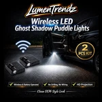 2PC Wireless Led Ghost Shadow Car Door Puddle Lights 3D Projector For All Makes. Fixed Price $30.00.
