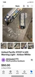 United Pacific 37237 Multi-purpose Warning Light, 4 Led Amber And White. Fixed Price $50.00.