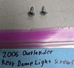 2006 Mitsubishi Outlander Rear Overhead Dome Light Screws MR190205. Fixed Price $19.95.
