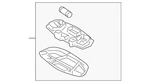 Genuine Ford Dome Light YF1Z-13776-AA. Fixed Price $32.20.
