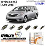 Led Interior Light Kit For Toyota Sienna 2004-2010 White Dome Bulb Upgrade. Fixed Price $30.68.