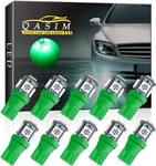 Qasim T10 Wedge 5-SMD 5050 Green Led Light Bulbs W5W 2825 158 192 168. Fixed Price $11.75.
