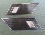 Vintage, Oem, 1965 Ford Galaxie, Left & Right Door Speaker Covers W/dome Lights. Fixed Price $99.99.