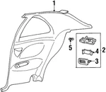 Genuine Ford Courtesy Lamp F3LY-13776-B. Fixed Price $36.93.