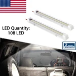 2X 108LED Interior Light Strip Bar Bus Caravan On/off Switch 12V 24V. Fixed Price $13.29.