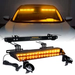 Xprite 2X Amber Led Visor Strobe Light Bar Windshield Deck Dash Emergency. Fixed Price $89.98.
