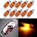 10PCS Trailer Side Marker 6 Led Clearance / Running Truck Light Amber LAMP12V. Fixed Price $22.09.