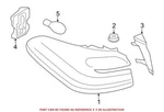Genuine Oem Rear Passenger Right Tail Light Cover For Bmw 63257357984. Fixed Price $30.88.