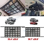 Space-saving Auto Roof Mesh Camping Overlanding Gear Grocery Holder Net Hammock. Fixed Price $9.92.