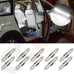 10X Festoon Blue For Replacement Car Interior Bulb 3030-9-SMD Led Lamps 41MM Us. Fixed Price $15.49.