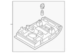 Genuine Volkswagen Overhead Console 7P6-947-105-J-H67. Fixed Price $198.49.