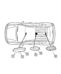 Genuine Mopar Dome Lamp 6TQ18DX9AA. Fixed Price $19.88.